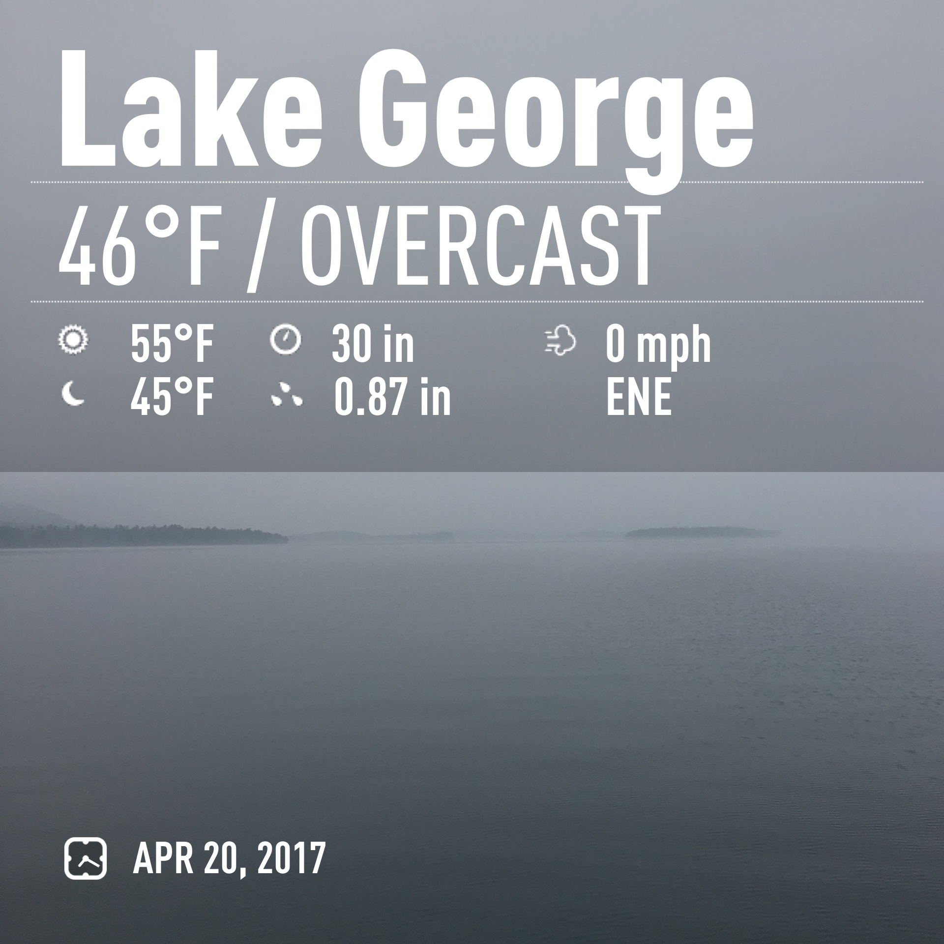 Fishing Report – Lake George, NY 4/20/17 - Nate Galimore Fishing -