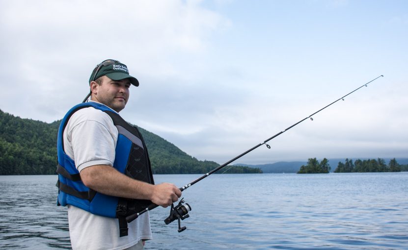 Special Guest: Guide Timothy Keefe and his family Lake George 8/12/17 - Nate Galimore Fishing -