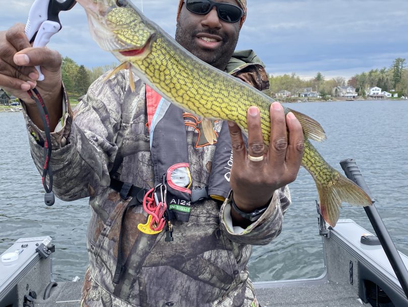 Saratoga Lake Fishing Report: 05/03/2021 at 01:16 pm - Nate Galimore Fishing - Pickerel